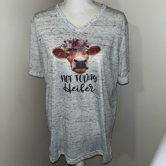 🐮🐮 Not Today Heifer Shirt - Picture 1 of 3
